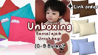 unboxing time baby pillow rekomendasi bantal kepala bayi anti peyang bantalbayi