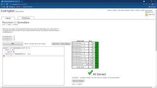 CodingBat Walkthrough Recursion-1