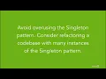 The Singleton Pattern