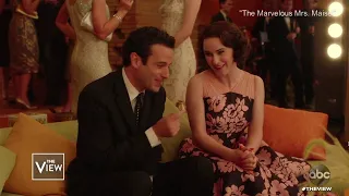 Rachel Brosnahan Talks Mrs Maisel Motherhood Luke Kirby on Marathon The View