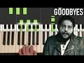 Post Malone - Goodbyes Piano Tutorial Lesson