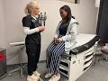Level of luxury KyHBPA pays for new exam tables for UofL School of Nursing-run racing clinic