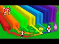 Download Lagu JJ and Mikey \u0026 Friends Found LONG RAINBOW PASSAGE in Minecraft ?