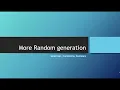 Java Random Value Generation pt 2