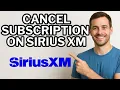 How to Cancel Subscription on Sirius XM in 1 Minute Quick Guide