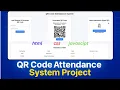 QR Code Based Attendance System Project Student Attendance Management using HTML CSS JavaScript
