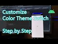 Kotlin customize color theme switch button tutorial switch kotlin android switch kotlin example