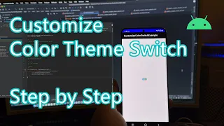 Kotlin customize color theme switch button tutorial switch kotlin android switch kotlin example
