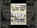 The FBI debuts 10 Most Wanted Fugitives list on March 14 1950 J Edgar Hoover