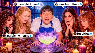 PREPARÉ BEBIDAS TEMÁTICAS CON EL ELENCO DE HECHIZO DE AMOR: LA MAGIA CONTINUA
