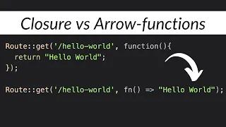 How and When to use Arrow functions in PHP