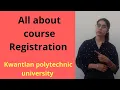 How to do registration for courses in KPU how to login