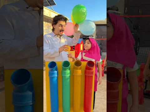 كرة اللعبة مقابل بالون 😱 وصدمة !!!