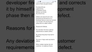 Software Testing ll Difference between Bugs and Defects