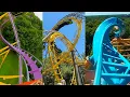 Every Roller Coaster at Busch Gardens Williamsburg Front Seat POV New Footage