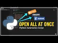 Python Automation Open Your Daily Websites in 1 Click Beginner