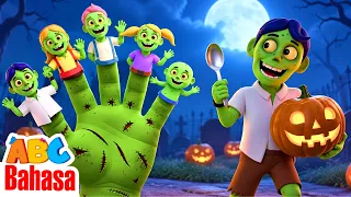 Keluarga jari zombi sedang makan | Lagu Anak-anak 🎃 👻🎶 ABC Bahasa