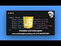 CDL 045 - Variables and Data Types