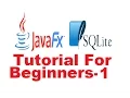 JavaFx Sqlite Database Tutorial 1 - Introduction and Setting Up Sqlite Database
