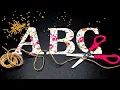 Letter Cutting Tutorial from A to Z Uppercase Part 1 of 2