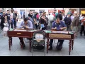 Lagu Stefan \u0026 Maryo Fieraru - Instrumento de Cimbalom - Puerta del Sol, Madrid