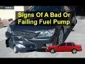 Bad fuel pump How to tell if your car has a bad weak or failing fuel pump Top 5 symptoms - VOTD