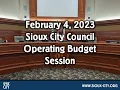 Download Lagu City of Sioux City Council Operating Budget Session - February 4, 2023
