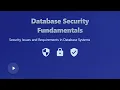 Database Security Fundamentals for Beginners Protect Your Data