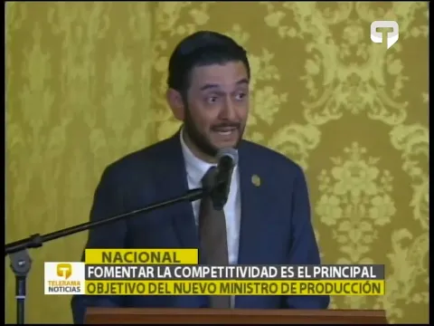 Fomentar la competitividad es el principal objetivo del nuevo ministro de producción