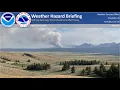 26 Hazard Briefing - Wind Advisories and Red Flag Warnings