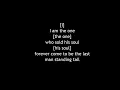 Hammerfall - Last Man Standing [lyrics]