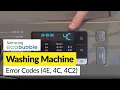Does Your Samsung ecobubble Washer Shows 4C 4C2 4E Watch This