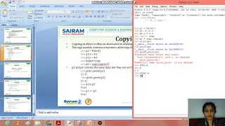Lecture 18CS55 Module4 Classes And Objects 3 Sowmya