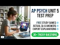 AP Psych Unit 5 Test Free Games and Actual Questions with Expert Explanations 2026