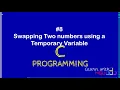Swapping Two numbers using Temporary Variable Programming in C C Programs Solutions