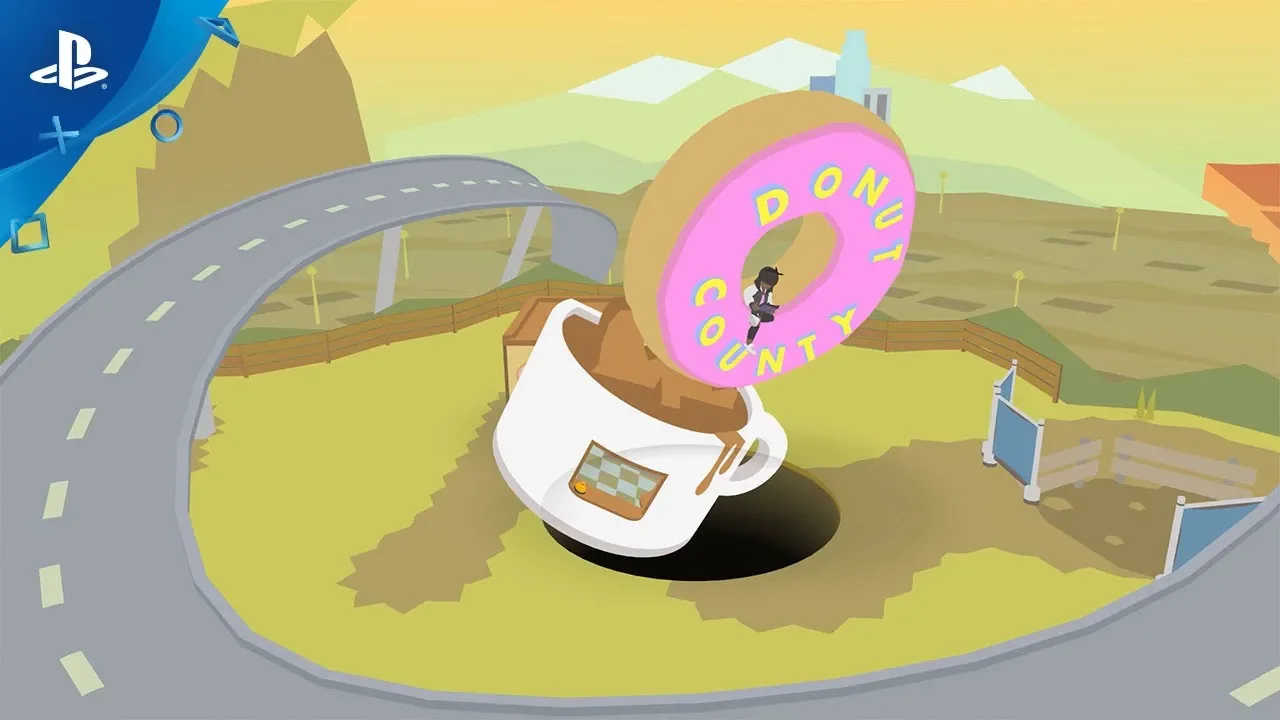 Donut County: Full of Holes - Trailer di annuncio data d'uscita | PS4