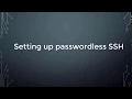 Enable password less SSH between Linux servers