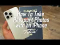 How To Take a U S Passport Photo Print with your iPhone