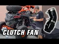 RZR Pro R ECF RPM Electric Clutch Fan Kit Lower Clutch Belt Temperature