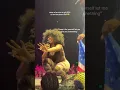 A fan tries to gift SZA a Louis Vuitton mid concert #sza #privilegernb