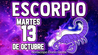🎁SORPRESA DE ÚLTIMA HORA❗️PASARÁS DE 0 A 100🔥💥 escorpio ♏ Horóscopo diario 13 DE OCTUBRE 2026🔮 #new