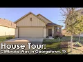MLS House Tour 2033 Cliffbrake Way in Georgetown TX - Charming 3 Bed Home with Modern Features