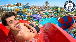 I Went to the Guinness World Records Waterpark!