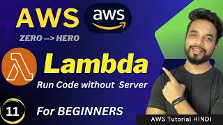 AWS Lambda Tutorial for Beginners Create Your First Lambda Function HINDI