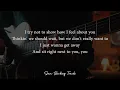 I Want You Around - Snoh Aalegra (Acoustic Karaoke)
