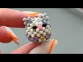 DIY 3D Beaded Cat Kawaii Seed Bead Amigurumi Tutorial