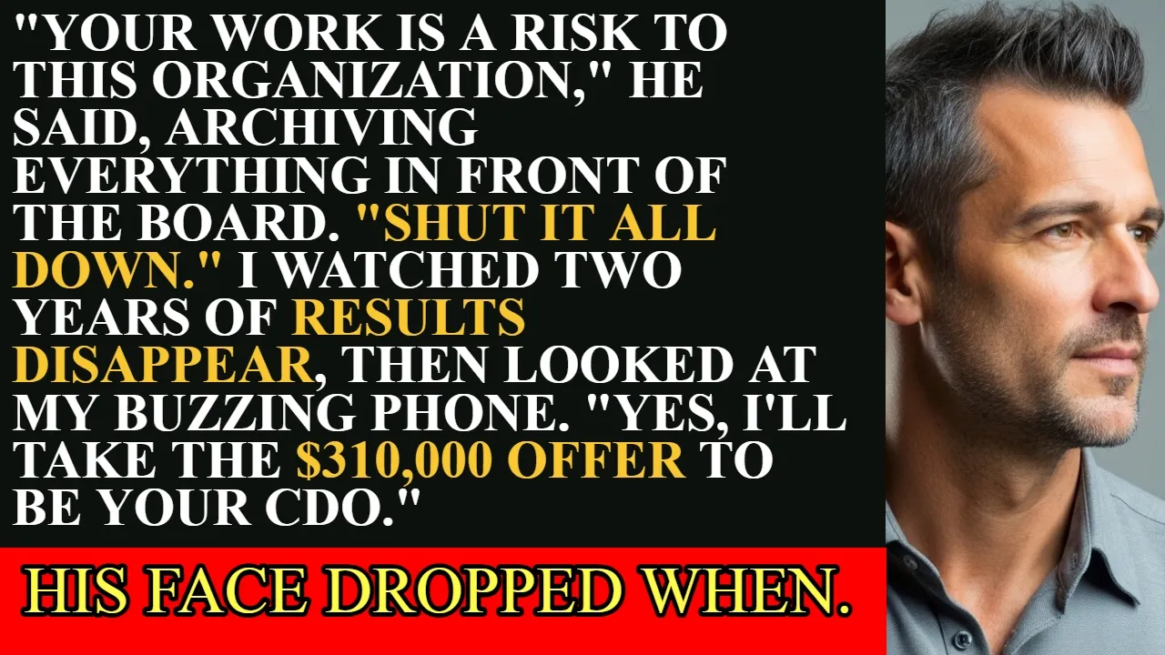 My Director Called My $7M Systems "A Liability" And Archived Them In Front Of Executives—Then I T...