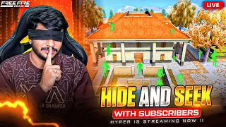 Hide & Seek With Subscribers π± Free Fire Telugu Live - Hyper King #shorts #short #shortvideo