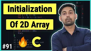 Initialization Of 2-D Array In C Tutorial In Hindi By Nirbhay Kaushik