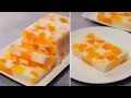 Download Lagu Orange Jello Milk Pudding | Easy No Bake Jello Dessert Recipe | Yummy